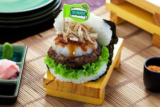 Qui connaît un endroit où l'on sert des sushis burger ? Si, si, ça existe ;-) !